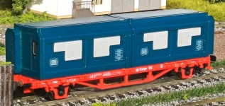 Loewe 2475 - H0 - Bauzug-Wohncontainer DB (2 Stück) - Set A